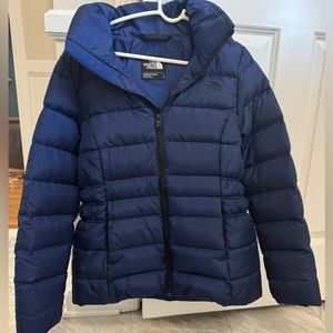 Women's Large - Navy Blue North Face Winter Coat - NEVER WORN